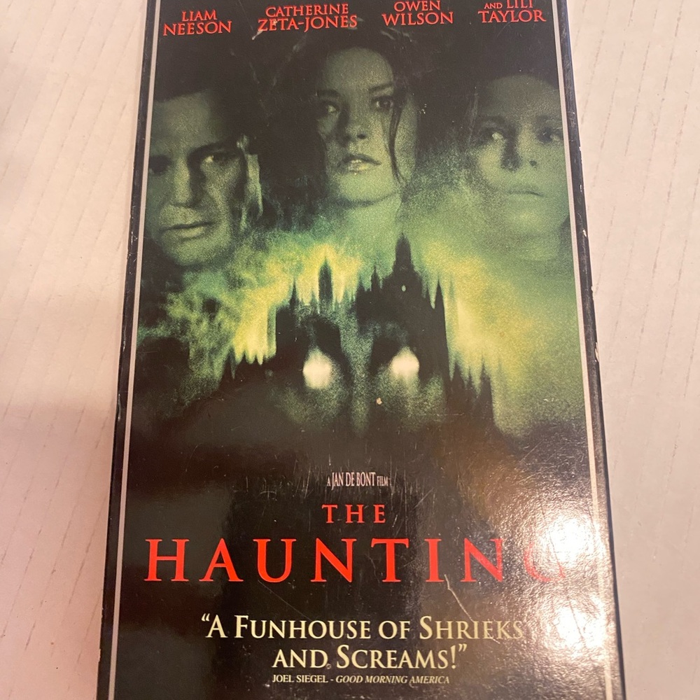 Vintage VHS The Haunting horror movie
